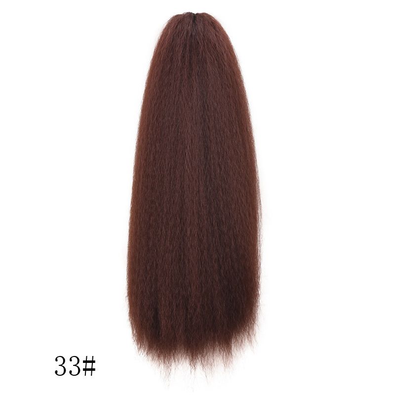 22" Sythentic Hair Extension Straight Ponytail Hair Extension for Africa Girl