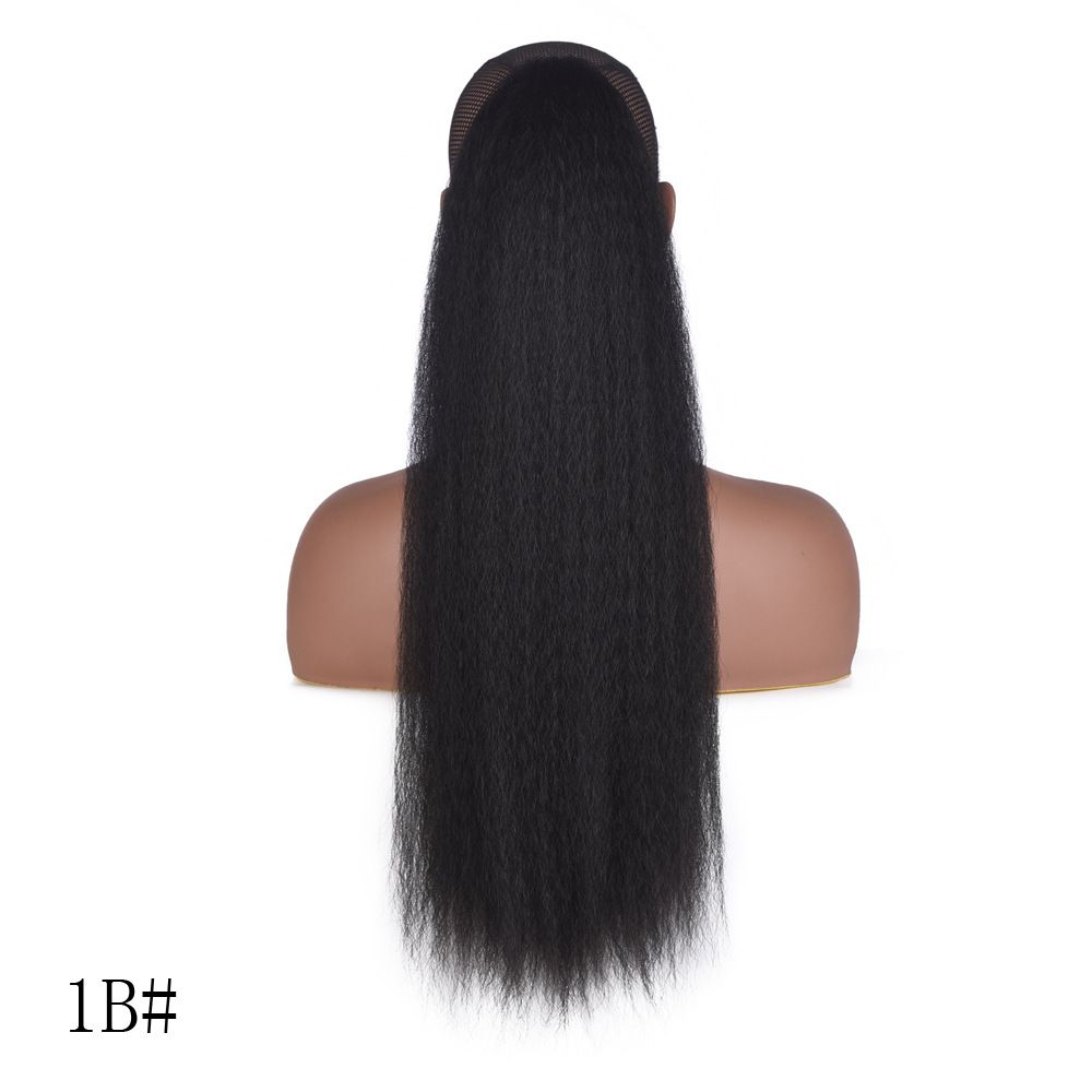 22" Sythentic Hair Extension Straight Ponytail Hair Extension for Africa Girl