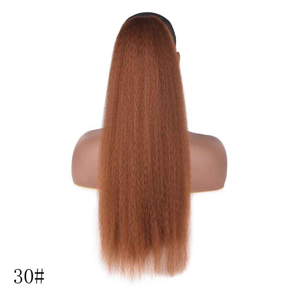 22" Sythentic Hair Extension Straight Ponytail Hair Extension for Africa Girl