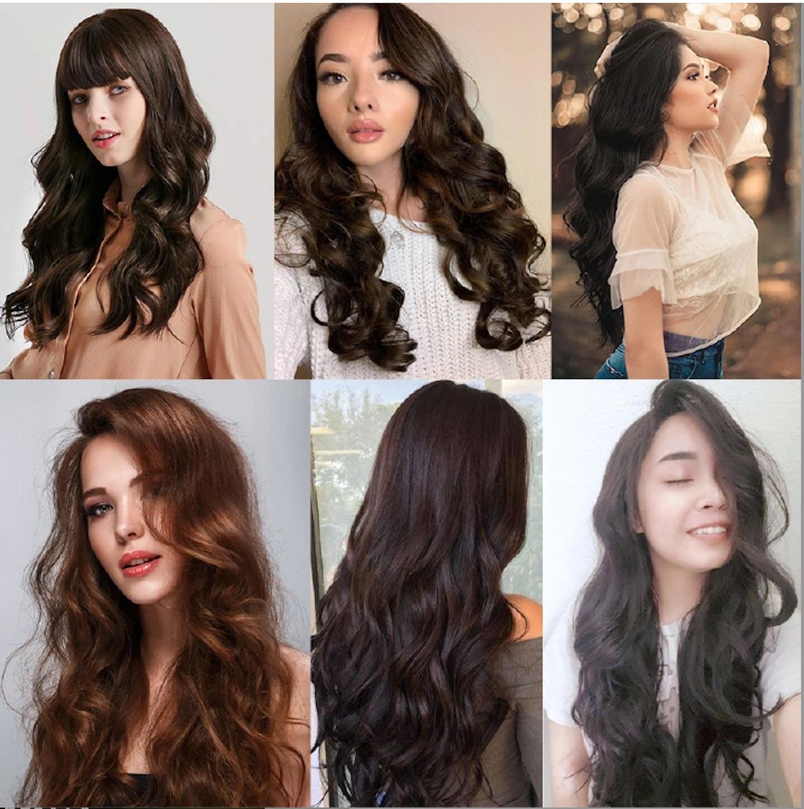 26“ Africa wig synthetic 12pcs clip hair extension water wave black hair extension