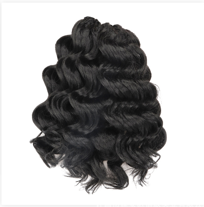 African curly dreadlocks water wave sythentic braid hair extension