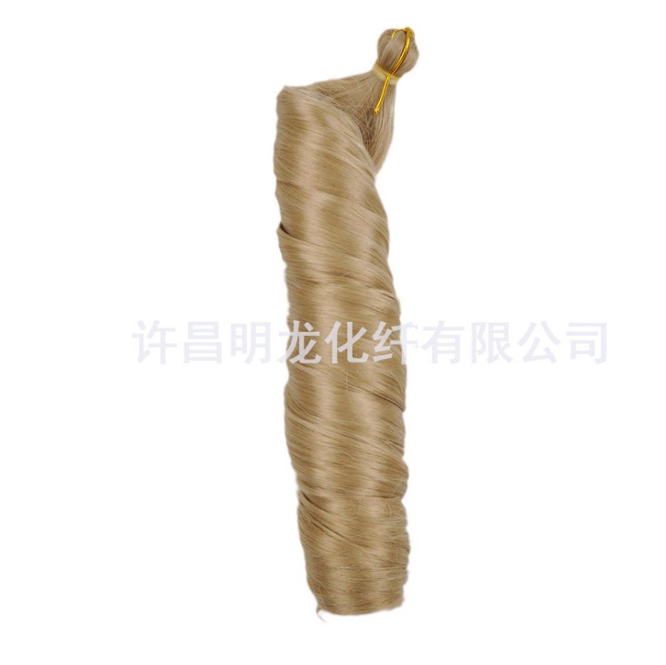 Big roll 24inch wigFrench Loose spiral  Crochet Brai
ds Hai African dreadlocks chemical fiber crochet hair braided hair wig braid