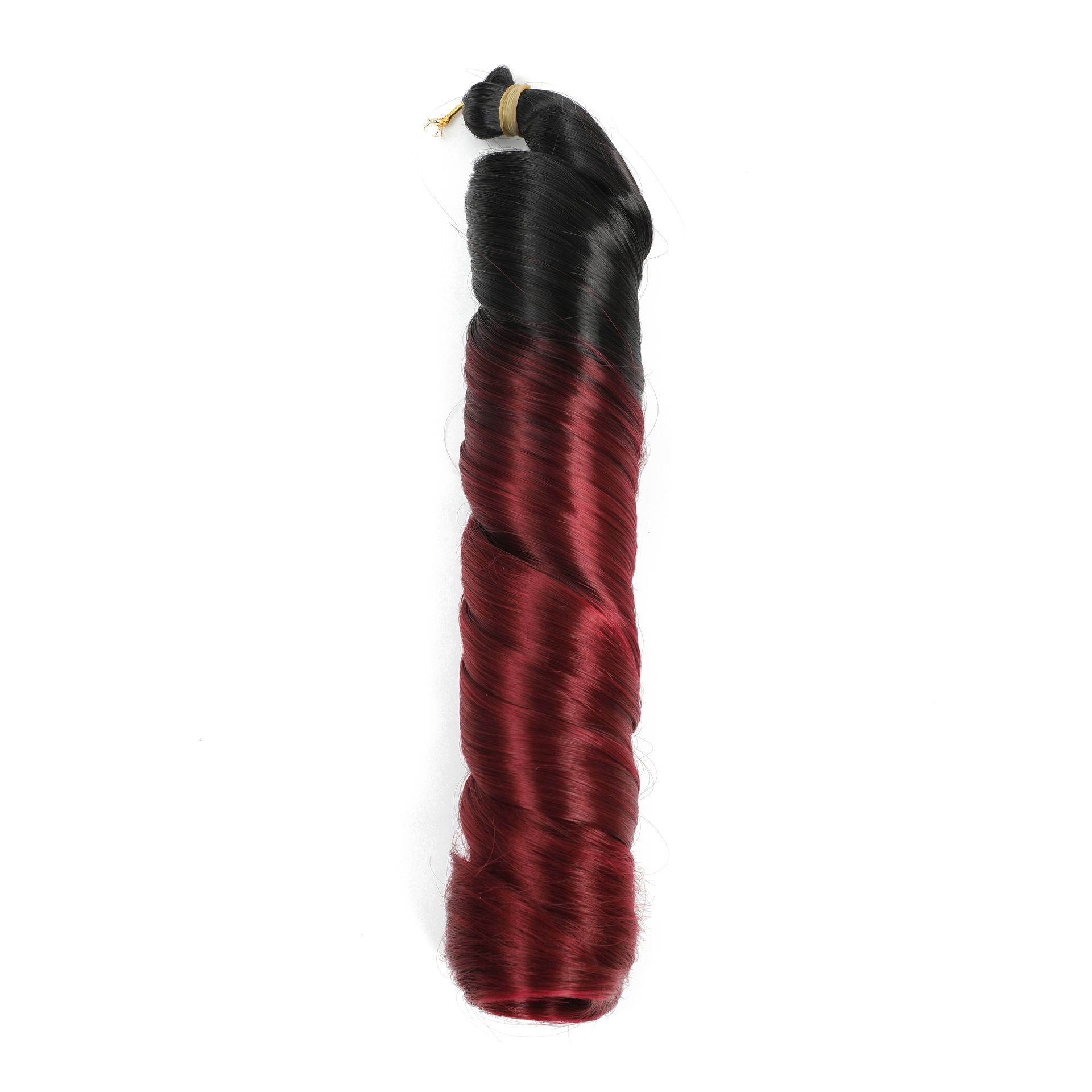 Big roll 24inch wigFrench Loose spiral  Crochet Brai
ds Hai African dreadlocks chemical fiber crochet hair braided hair wig braid
