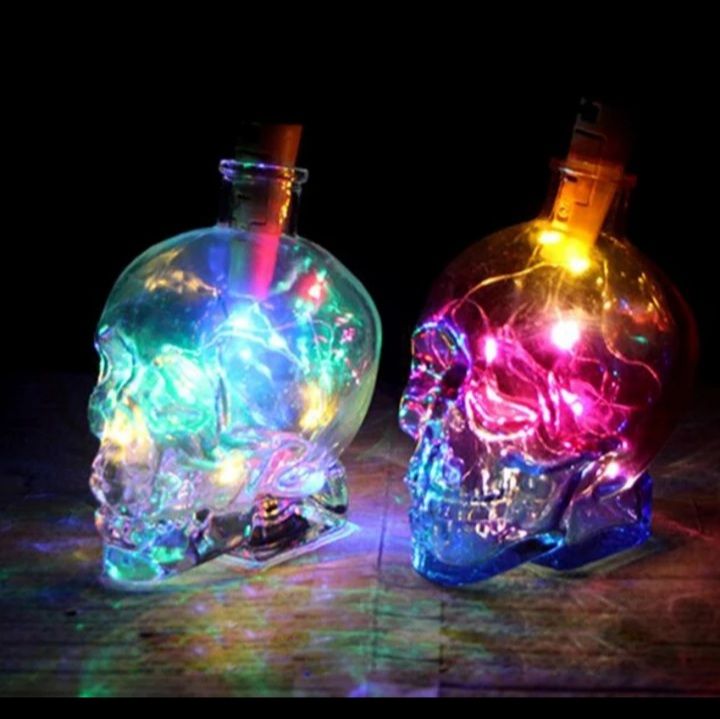 750mls skull water alcohol wine decanter Liqour storage  for your DIY pieces and home decor\Aesthetics
