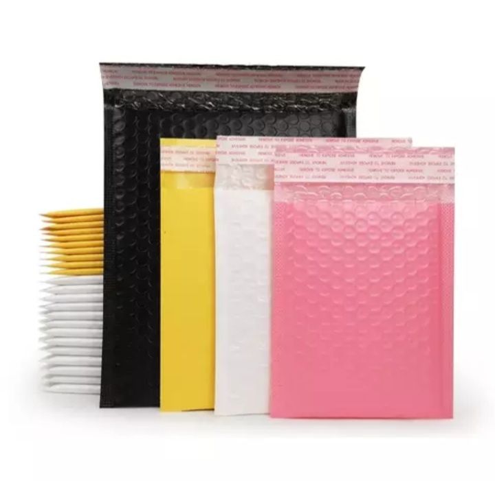 25pcs White bubblewrap Self seal Bubblewrap mailers shipping and packaging