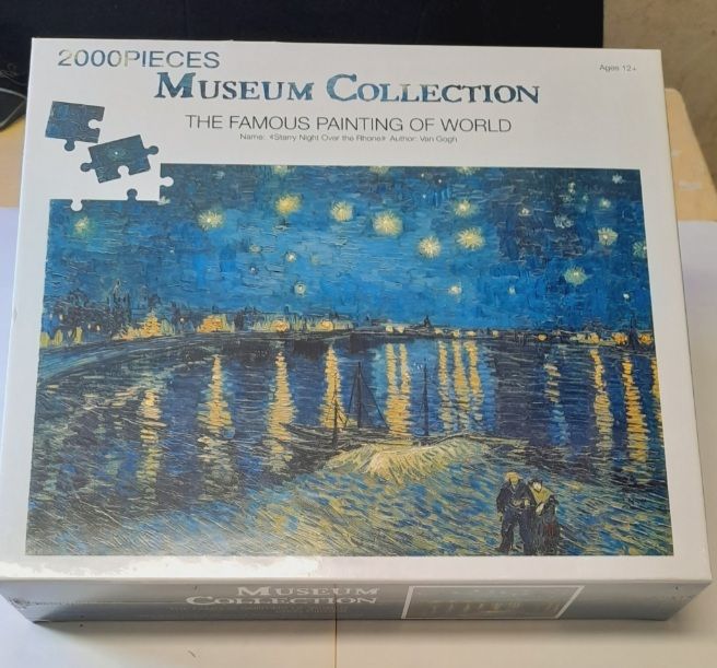 2000 pieces museum collection jigsaw puzzle.