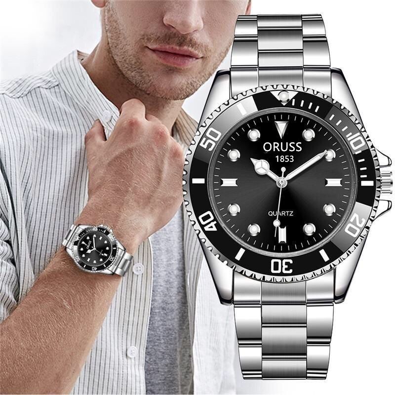 Swiss Brand Authentic Quartz Watch Men's Watch Business Leisure Fashion Watch Waterproof Night Light Calendar High nd Men's Watch Party Dating Fashion Accessories