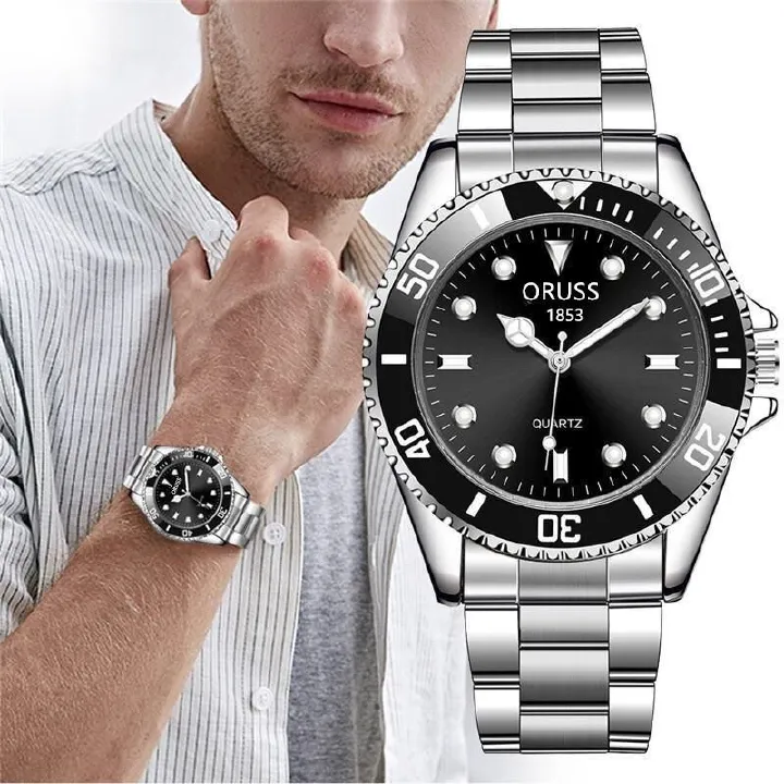 Swiss Brand Authentic Quartz Watch Men's Watch Business Leisure Fashion Watch Waterproof Night Light Calendar High nd Men's Watch Party Dating Fashion Accessories