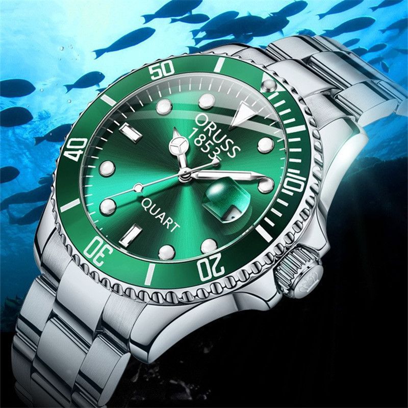 Swiss Brand Authentic Quartz Watch Men's Watch Business Leisure Fashion Watch Waterproof Night Light Calendar High nd Men's Watch Party Dating Fashion Accessories