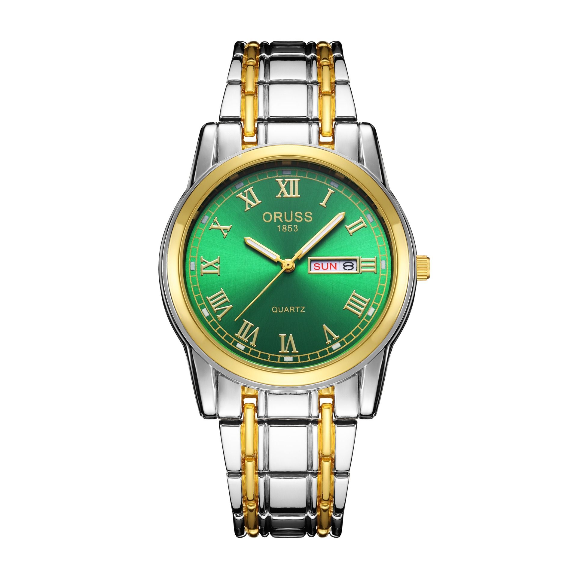 Swiss Brand Fully Automatic Movement Watch Men's Calendar Night Glow Non Mechanical Korean Version Steel Watch Business Leisure Sports Watch Men's Watch