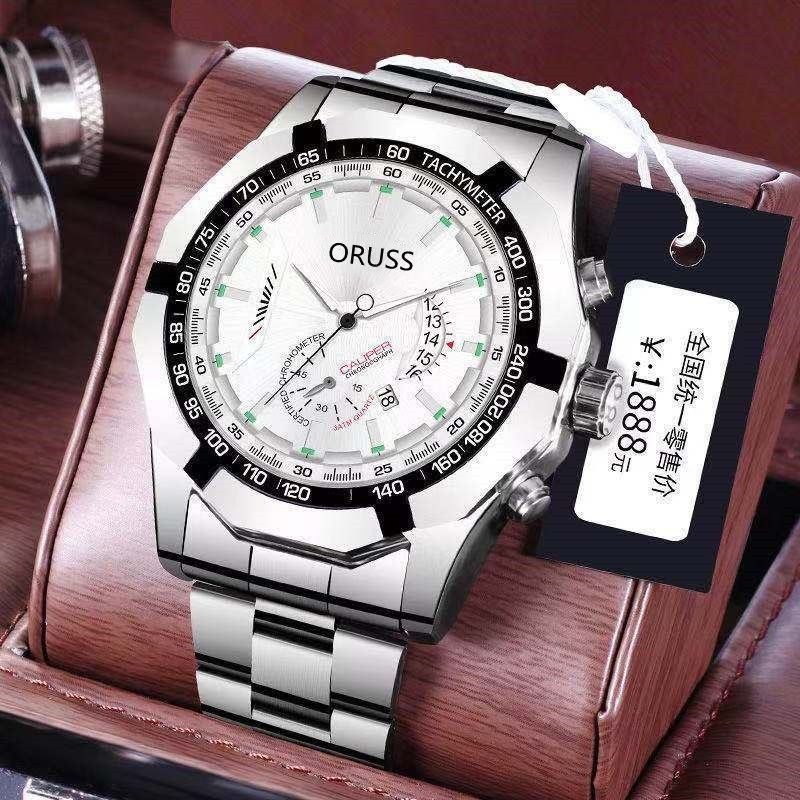 Swiss Brand Genuine Men's Watch Luminous Waterproof Fashionable And Personalized Design New Fully Automatic Movement Men's Watch Business Watch Personalized Cool Boy Trendy Men's Watch