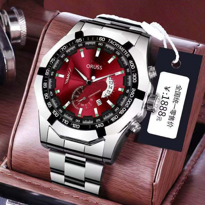 Swiss Brand Genuine Men's Watch Luminous Waterproof Fashionable And Personalized Design New Fully Automatic Movement Men's Watch Business Watch Personalized Cool Boy Trendy Men's Watch