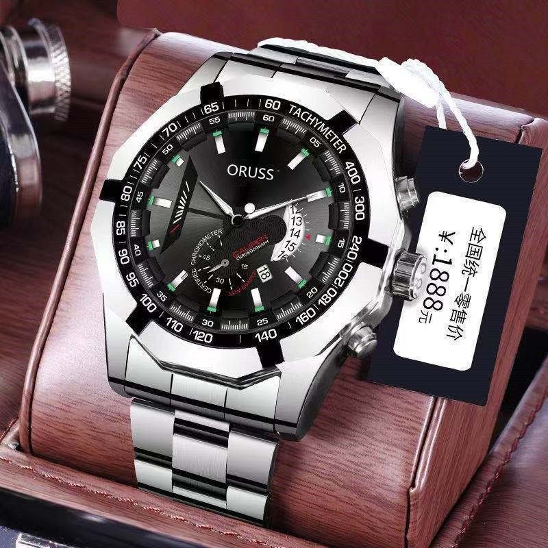 Swiss Brand Genuine Men's Watch Luminous Waterproof Fashionable And Personalized Design New Fully Automatic Movement Men's Watch Business Watch Personalized Cool Boy Trendy Men's Watch