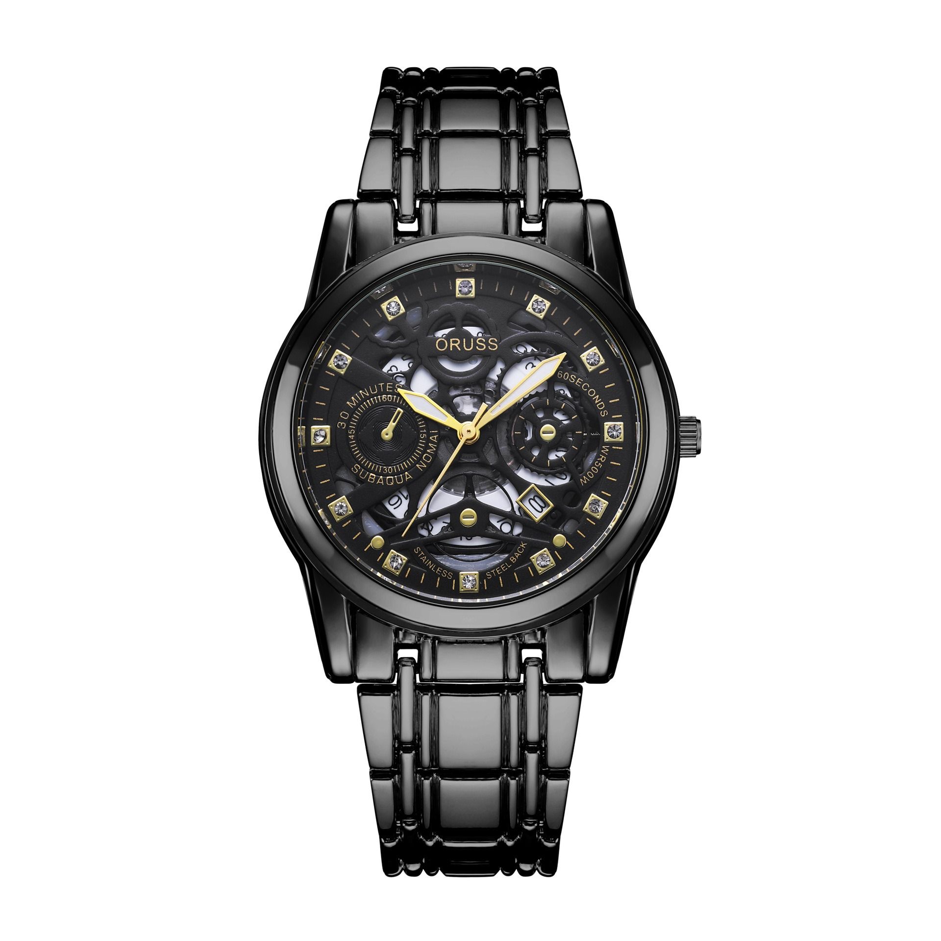 Swiss Brand Genuine Men's Watch Luminous Waterproof Fashionable And Personalized Design New Fully Automatic Movement Men's Watch Business Watch Personalized Cool Boy Trendy Men's Watch