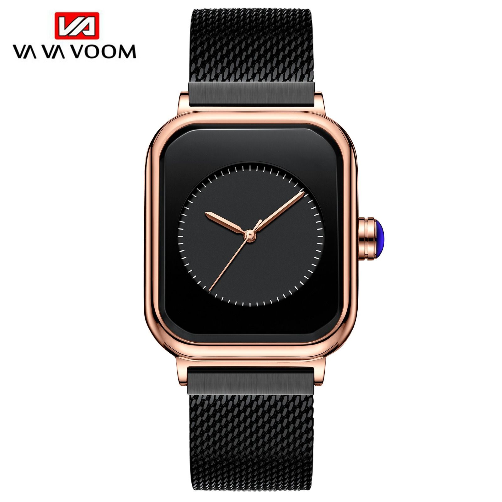 2024 Women's waterproof silicone strap watch Fashion square women's watch student trend imitation Apple smart large dial quartz watch