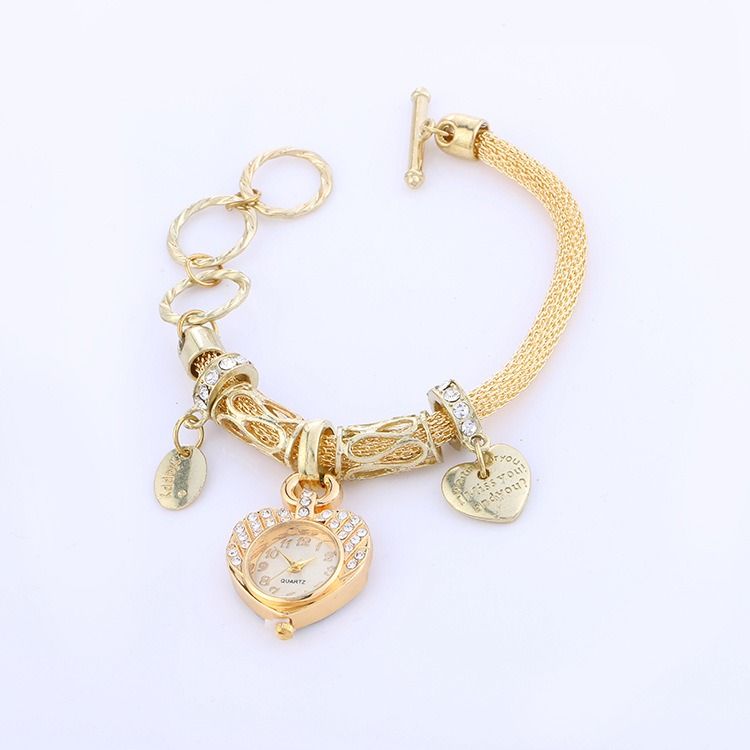 2024 New Product Hot Selling Love Bracelet Watch Hot Selling Women's Watch Fashion Light Luxury Bracelet Watch Diamond Bracelet Watch Birthday Party Gift Accessories