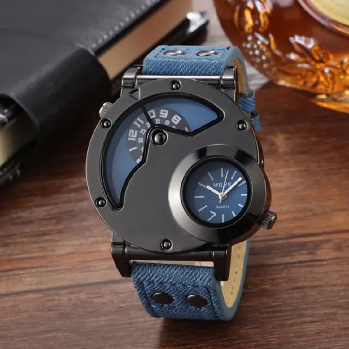 Fashion Outdoor Sports Watch Men's Outdoor High End Personalized Watch Men's Sports Watch Leisure Watch Outdoor High End Men's Personalized Watch Large Dial Double Movement Personalized Watch