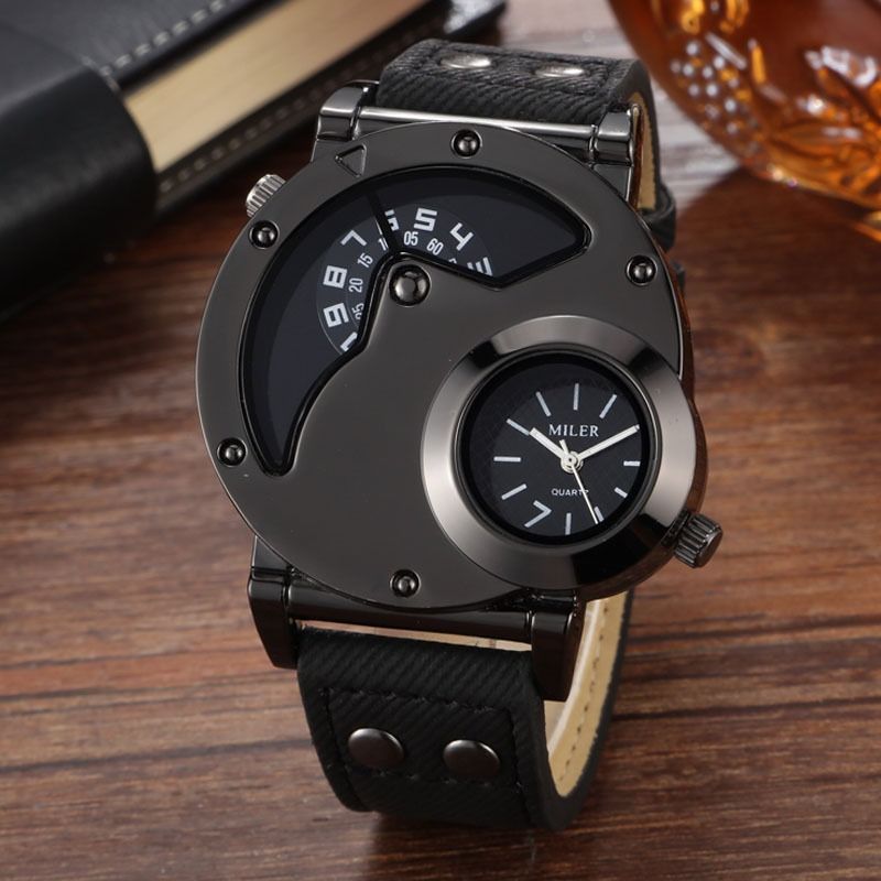 Fashion Outdoor Sports Watch Men's Outdoor High End Personalized Watch Men's Sports Watch Leisure Watch Outdoor High End Men's Personalized Watch Large Dial Double Movement Personalized Watch