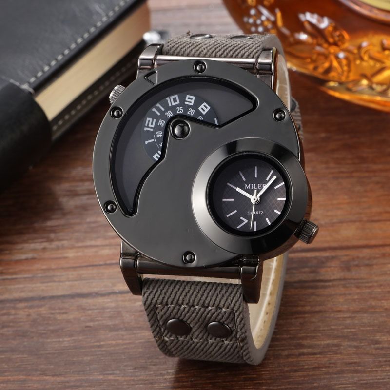 Fashion Outdoor Sports Watch Men's Outdoor High End Personalized Watch Men's Sports Watch Leisure Watch Outdoor High End Men's Personalized Watch Large Dial Double Movement Personalized Watch