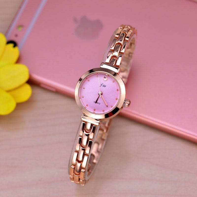 2022 New Year Birthday Gift Fashion Fresh New Women Casual Dress Metal Quartz Watch Lady Female Girl Students Bracelet College Wrist Watch