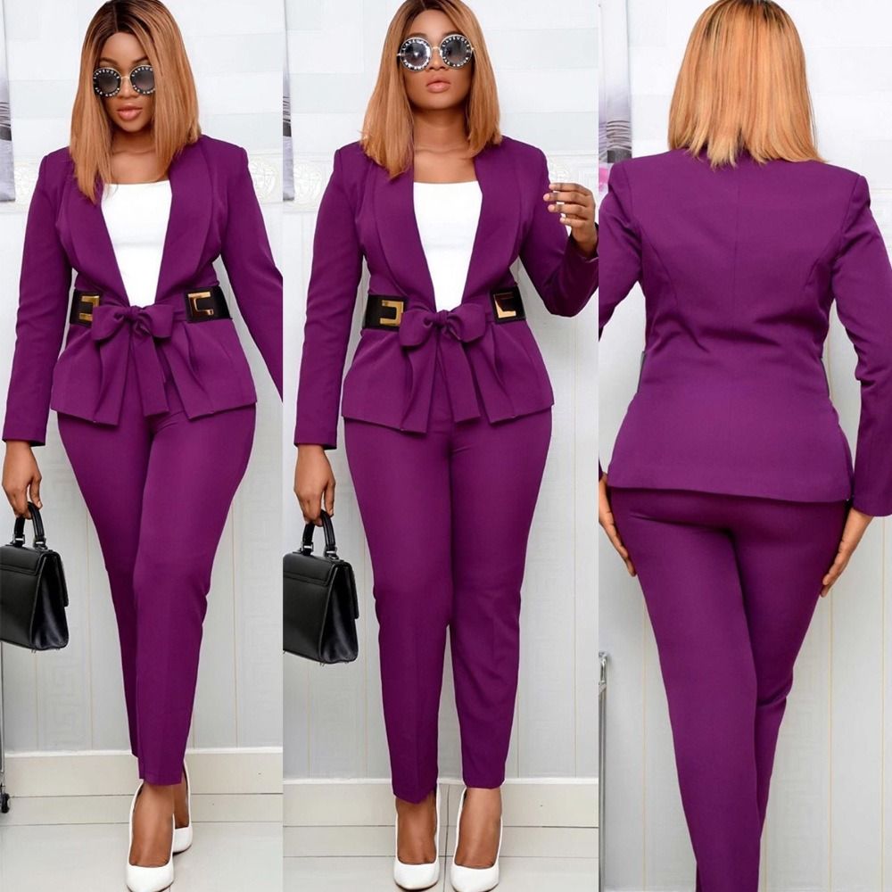 Elegang Office Lady Suit Lady White Collar Business Clothing Women Formal Work Suit Girls Suit