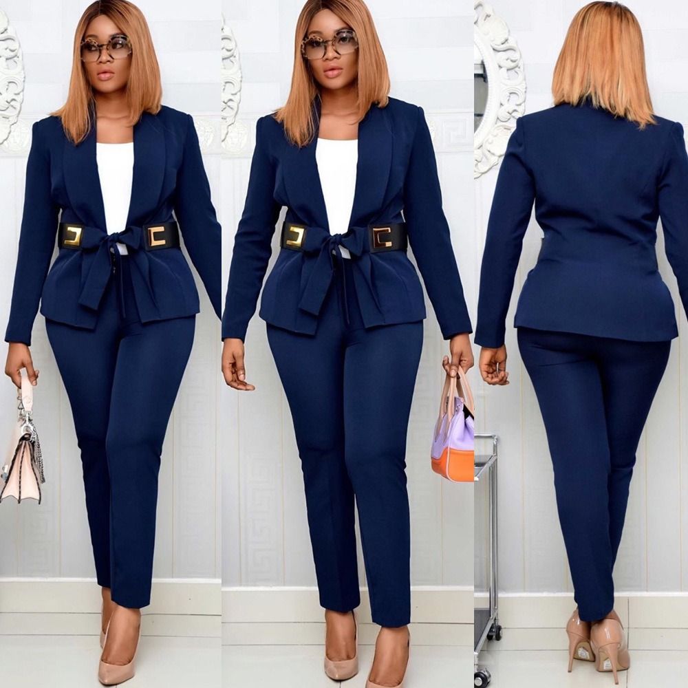 Elegang Office Lady Suit Lady White Collar Business Clothing Women Formal Work Suit Girls Suit