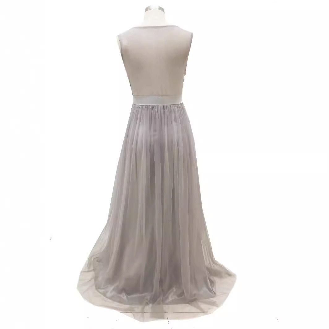 2024  Lady Sequins Evening Dress Elegant Long Concert Skir Wedding Party Dress Red Carpet Skirt