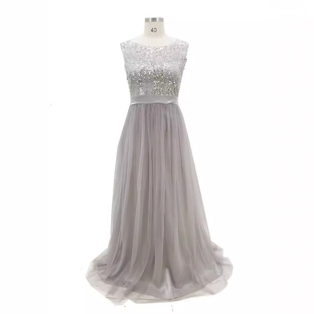 2024  Lady Sequins Evening Dress Elegant Long Concert Skir Wedding Party Dress Red Carpet Skirt