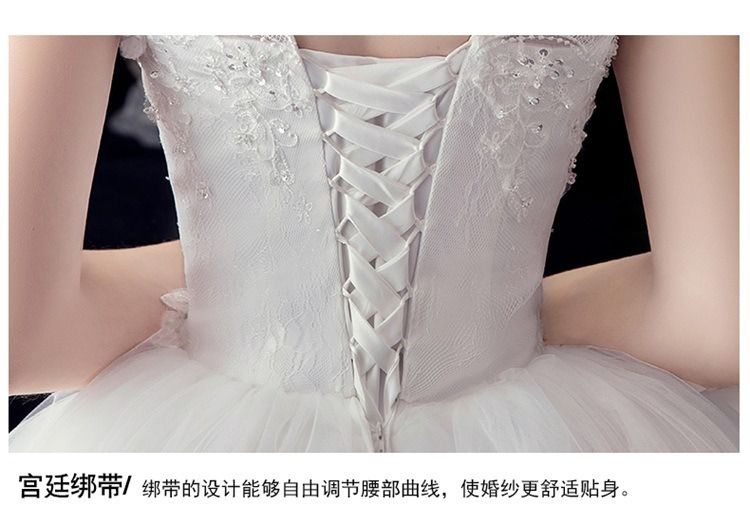 Happiness Bride Skinny Single Shoulder Lace Wedding Dress Luxury Noble Big Code Wedding Dress