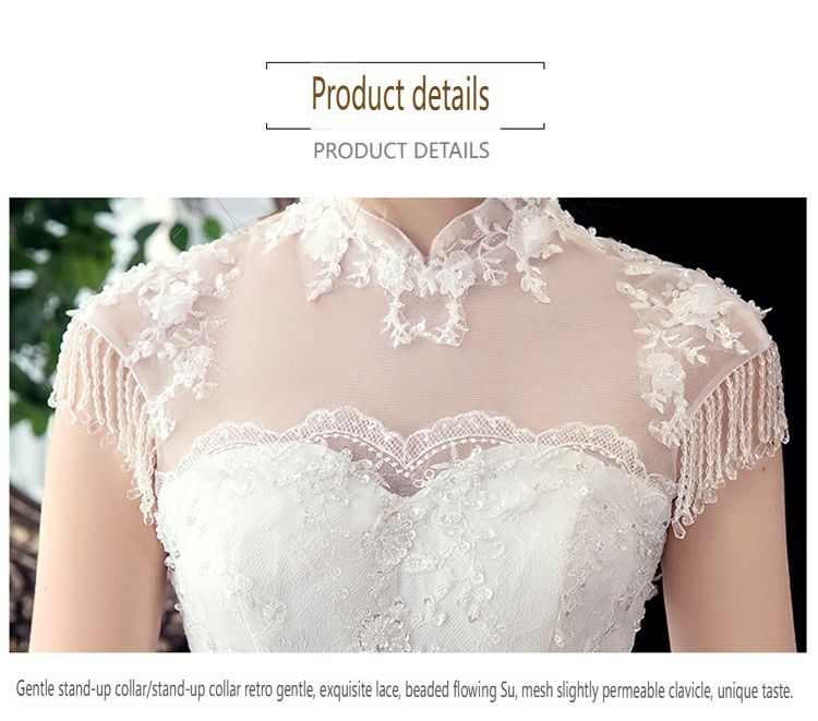 Happiness Bride Skinny Single Shoulder Lace Wedding Dress Luxury Noble Big Code Wedding Dress