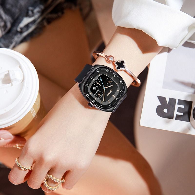 Hot New Ultra Thin F91w Sports Women's Children's Girls LED Metal Watches Multifunctional Luminous Collegue High School Male Female Students Alarm clock Watch Ladies Girls Boys Steel Band Gift Watches