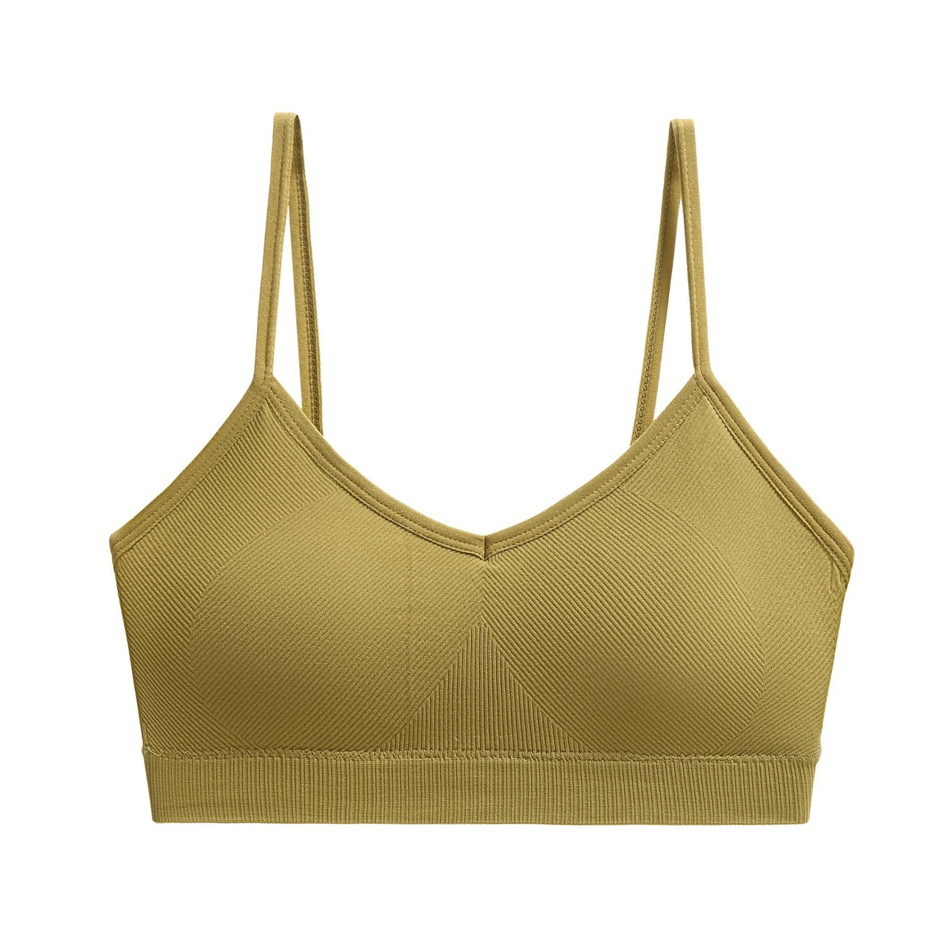 Africa 2024 women's beautiful back underwear push-up comfortable personality breast shape seamless back slim shoulder strap 3D three-dimensional sponge seamless fabric  Youth underwear