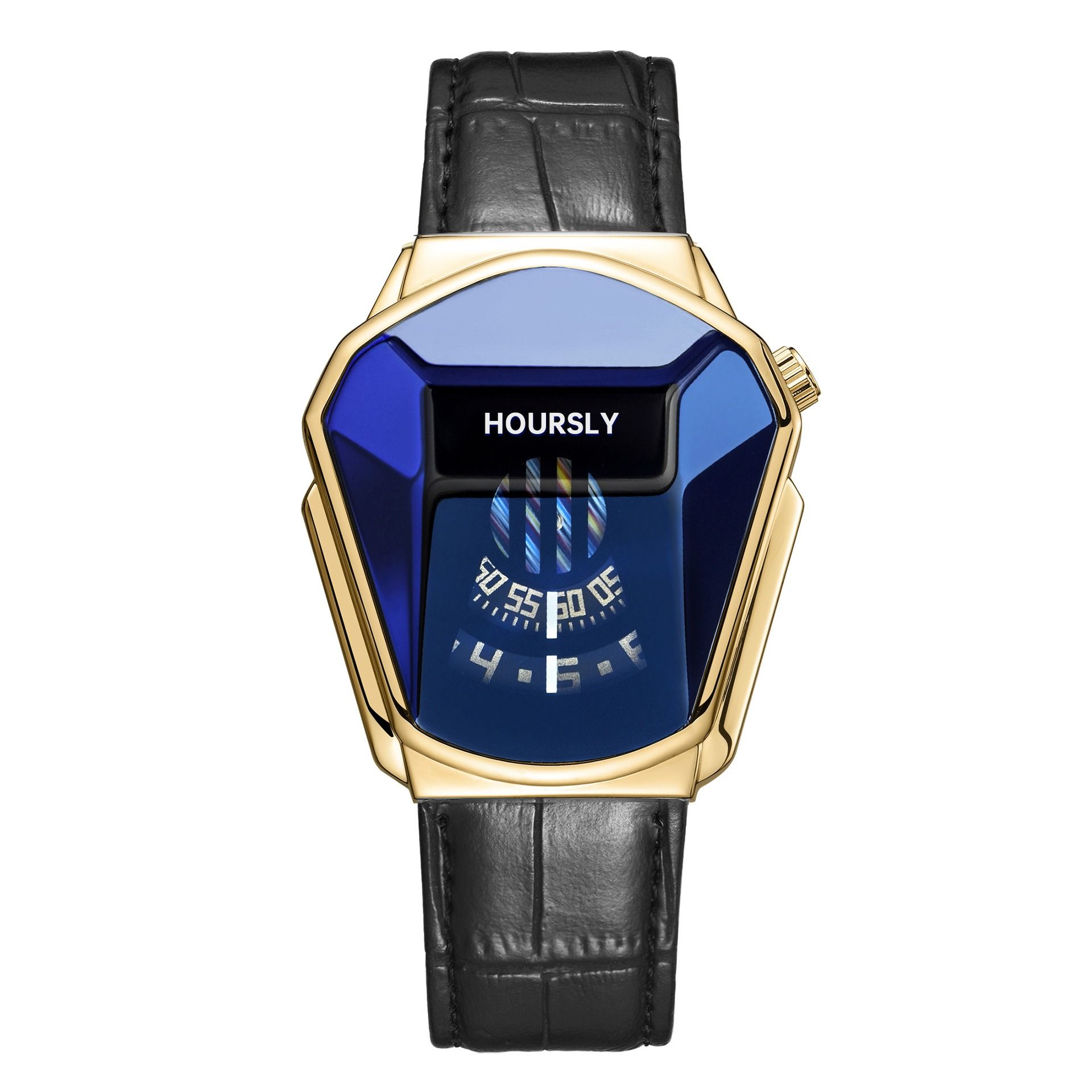 2024 Hoursly Innovative Explorer's Stainless Steel Business Men's Watches Snake Head Locomotive 30M Waterproof Students' Cool Wristwatches + Luxury Gift Box Girlfriends Husband's Birthday Holiday Gift