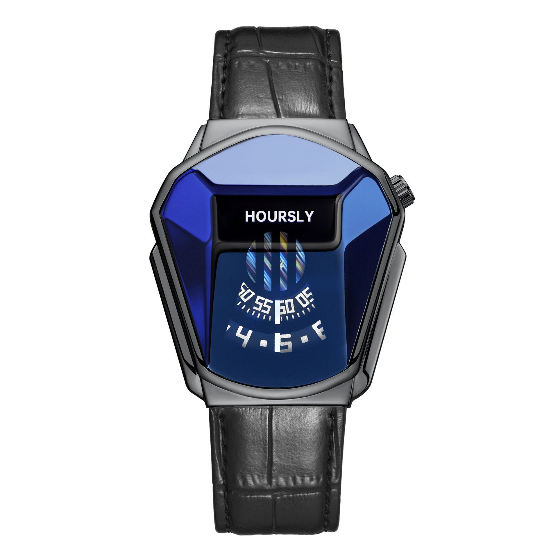 2024 Hoursly Innovative Explorer's Stainless Steel Business Men's Watches Snake Head Locomotive 30M Waterproof Students' Cool Wristwatches + Luxury Gift Box Girlfriends Husband's Birthday Holiday Gift