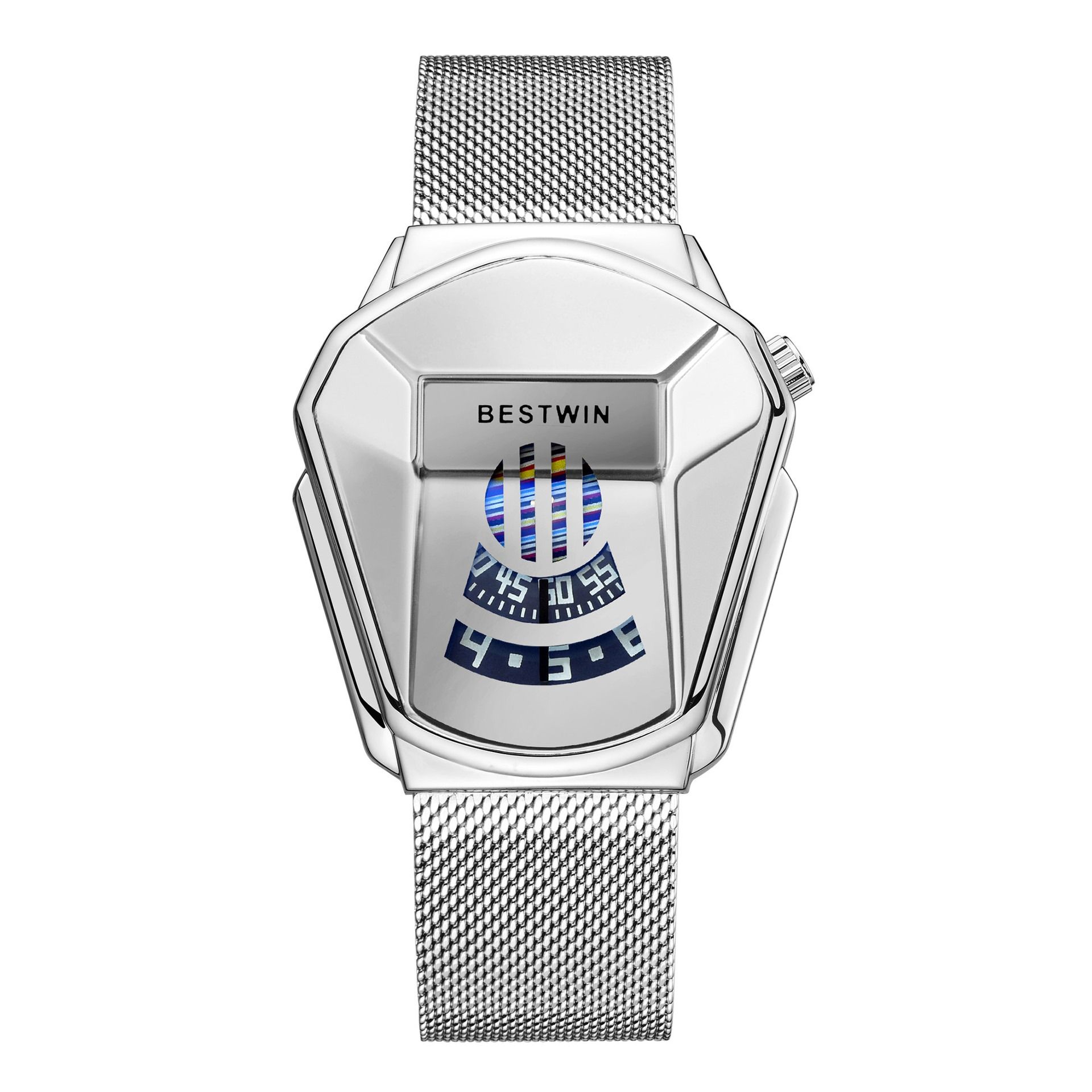 2024 Africa Luxury 30M Waterproof Bestwin  Doctor Pass Watch Tiktok Personality Motorcycle Women's Watch Ladies Quartz Couple Watch Lovers' Ladies Leisure Metal Watches+ Girlfriends Wife's Gift