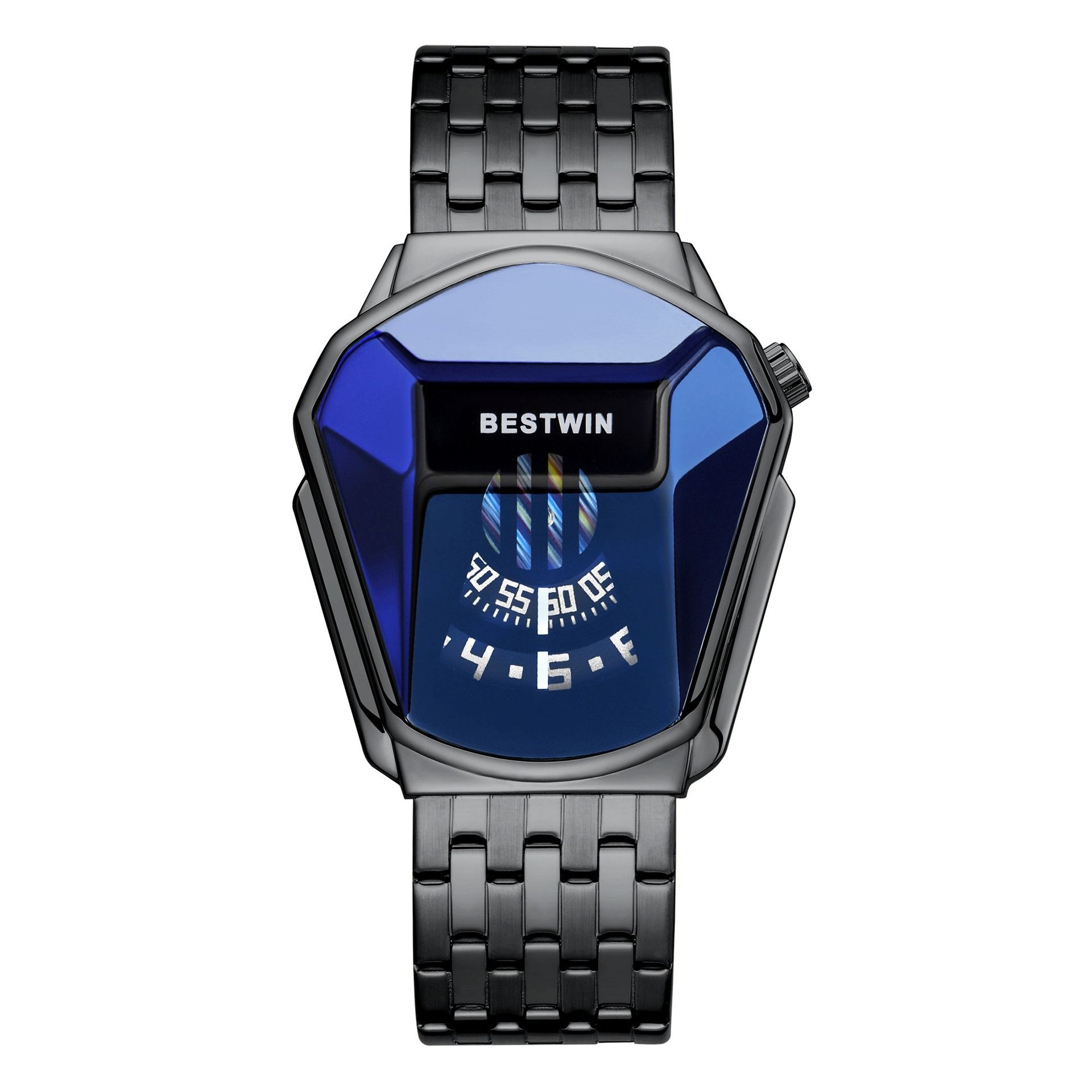 2024 Africa Luxury 30M Waterproof Bestwin  Doctor Pass Watch Tiktok Personality Motorcycle Women's Watch Ladies Quartz Couple Watch Lovers' Ladies Leisure Metal Watches+ Girlfriends Wife's Gift