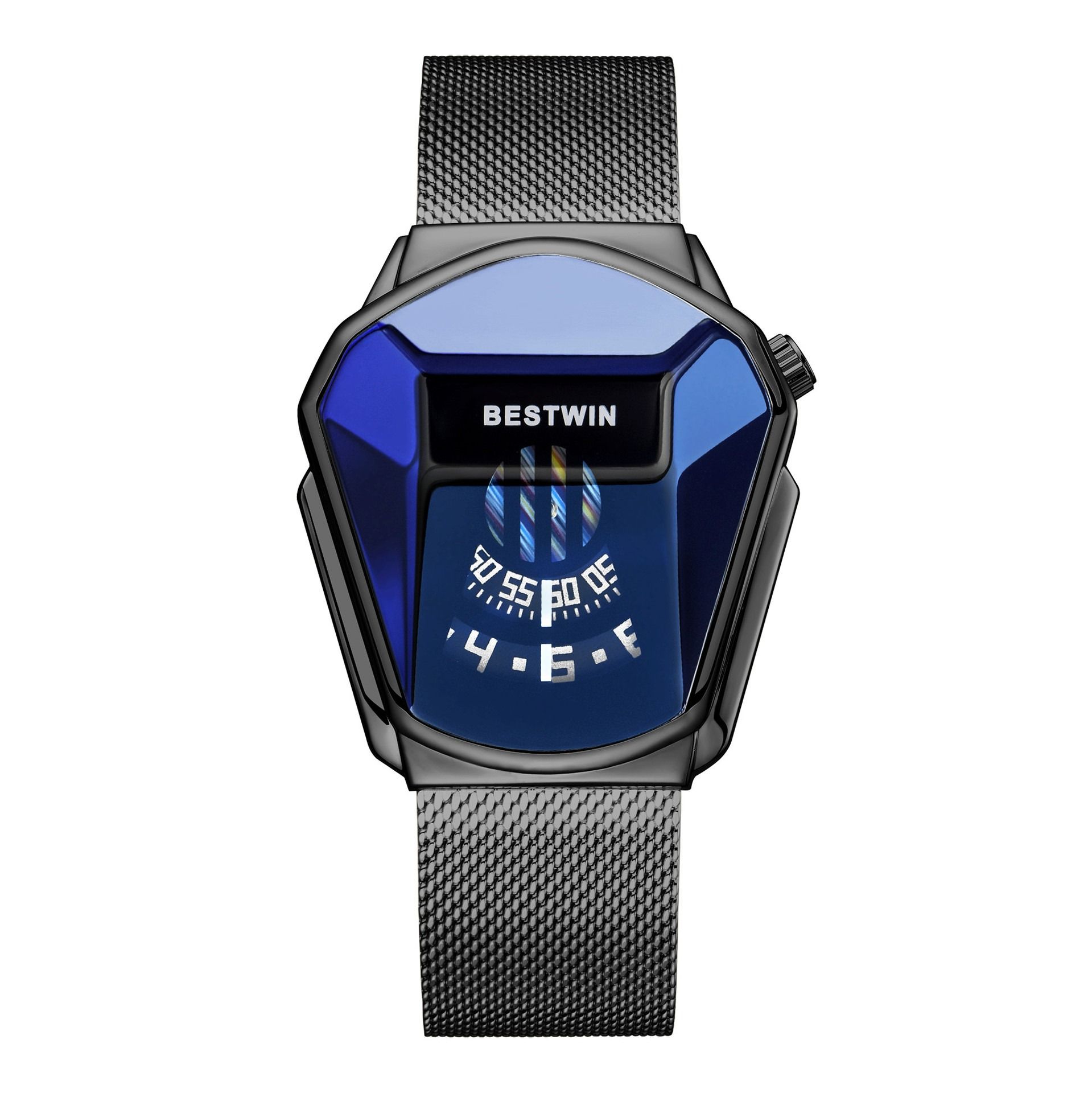 2024 Africa Luxury 30M Waterproof Bestwin  Doctor Pass Watch Tiktok Personality Motorcycle Women's Watch Ladies Quartz Couple Watch Lovers' Ladies Leisure Metal Watches+ Girlfriends Wife's Gift