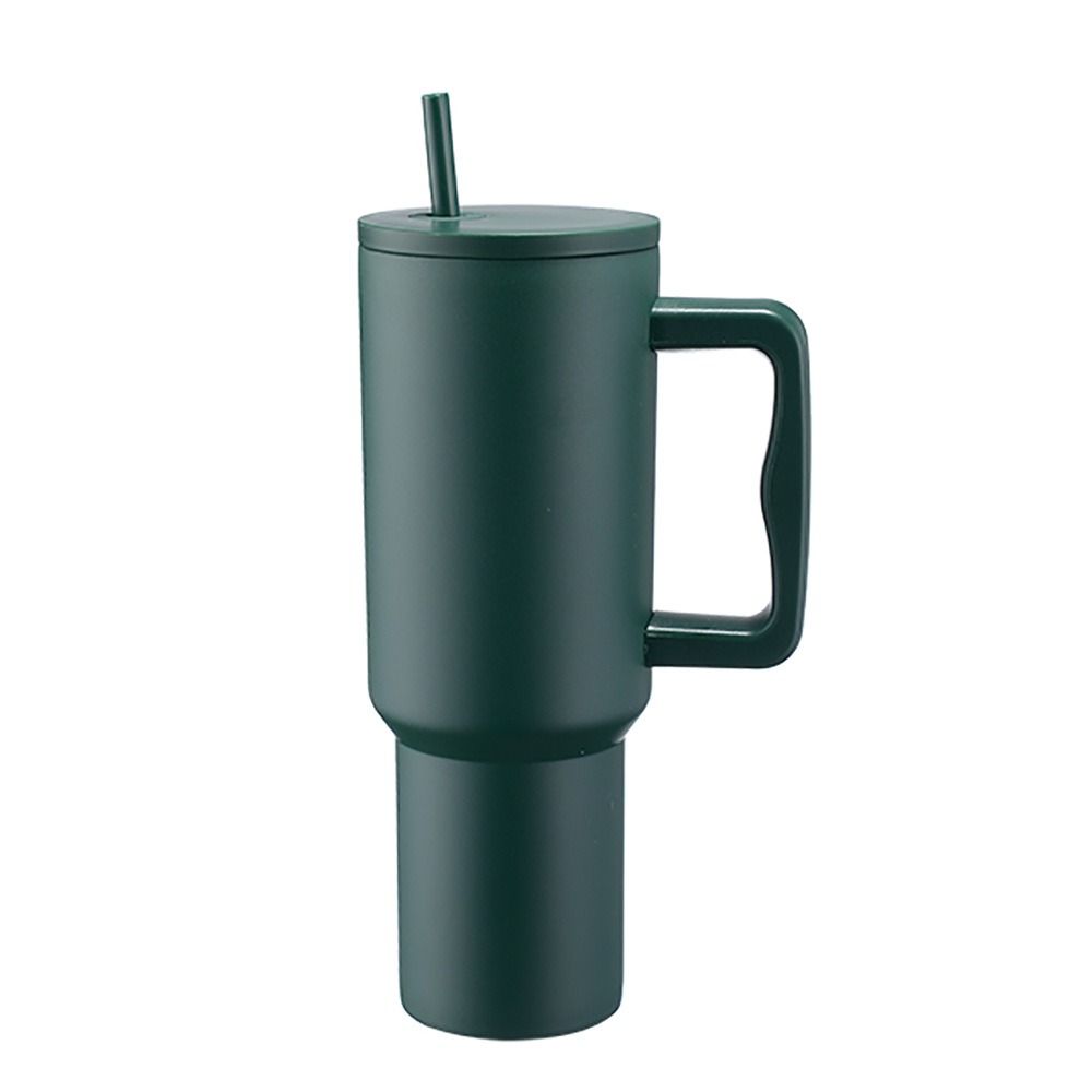 2024 Afric New 40oz Thickened Handle Ice Bully Cup Large Capacity Coffee Cup 304 Stainless Steel Cup Thermos Cup Water Cup Large Capacity Car Cup Thicker Modern Simple Style Business Gifts