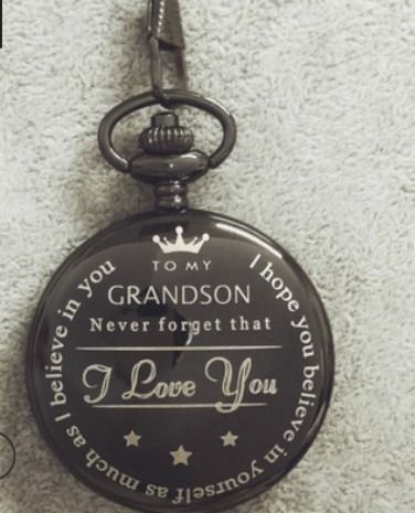 2024 Africa Europe America New To My Son Husband Grandpa Daughter Engraved Retro Quartz Pocket Watch Pendant Retro Pocket Watch Necklace English Word Fashion Engraved Gift Jewelry Keychain