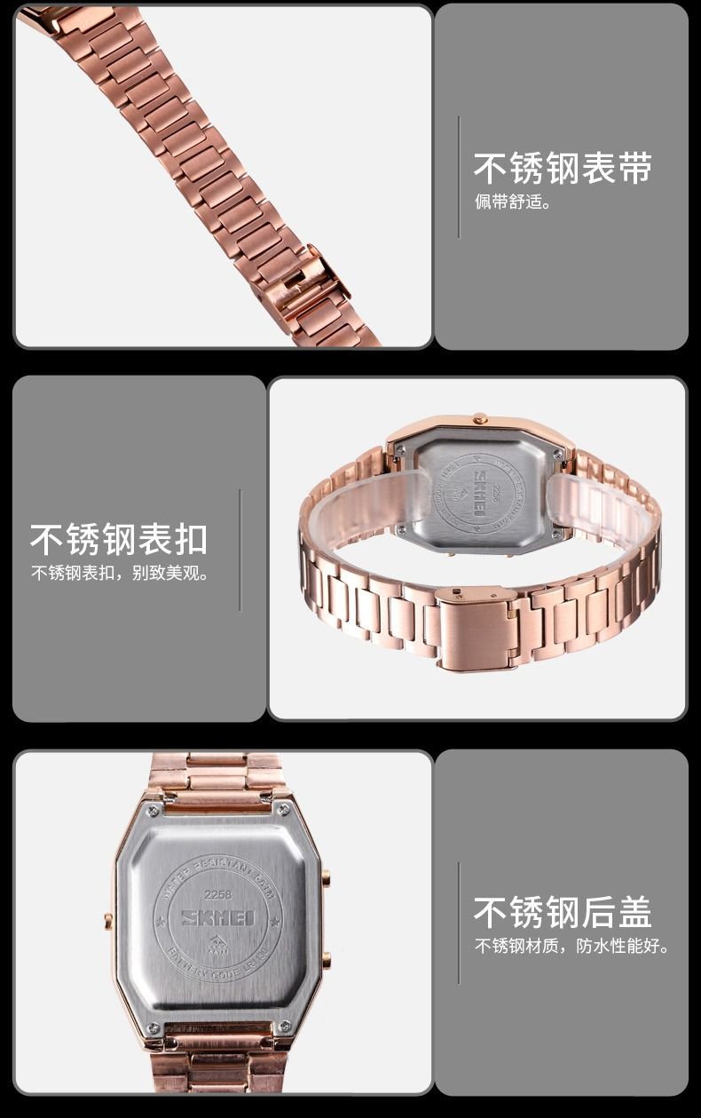 Africa 2024 Timeme High-end Fashion Men's Watch 50M Waterproof Multi-functional Sports Alarm Clock Electronic Watch Men's Dual  Movement Electronic Watch Pointer + Digital Double Display Fashion