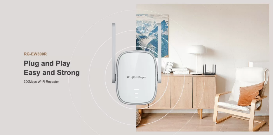 Ruijie Reyee 300Mbps Wi-Fi Extender (RG-EW300R)