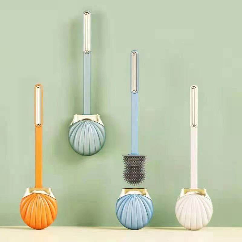 silicone shell shape toilet brush