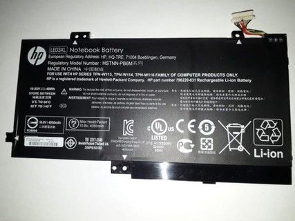 ORIGINAL HP LE03XL BATTERY HP Envy X360 M6-W BATTERY BLACK m6-w010dx m6-w101dx M6-W102Dx m6-w103dx Pavilion X360 15-bk000 13-s000 TPN-W113 TPN-W114 TPN-W116 HSTNN-PB6M HSTNN-UB60 battery