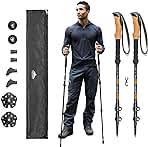 Trekking Poles - Lightweight, Collapsible Hiking Poles for Backpacking Gear