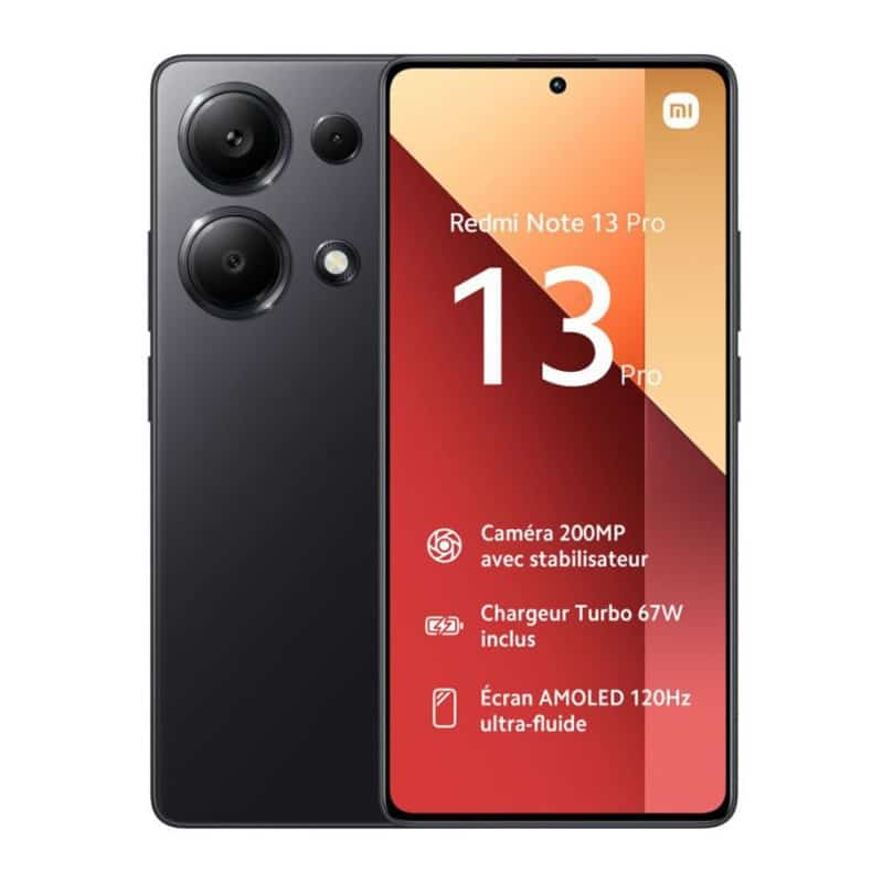 Redmi note 13pro Amoled Display 120hz refresh rate Battery 5000mah 67W Fast charger Camera 200mp android 13 Dual sim fingerprint In display 4k video