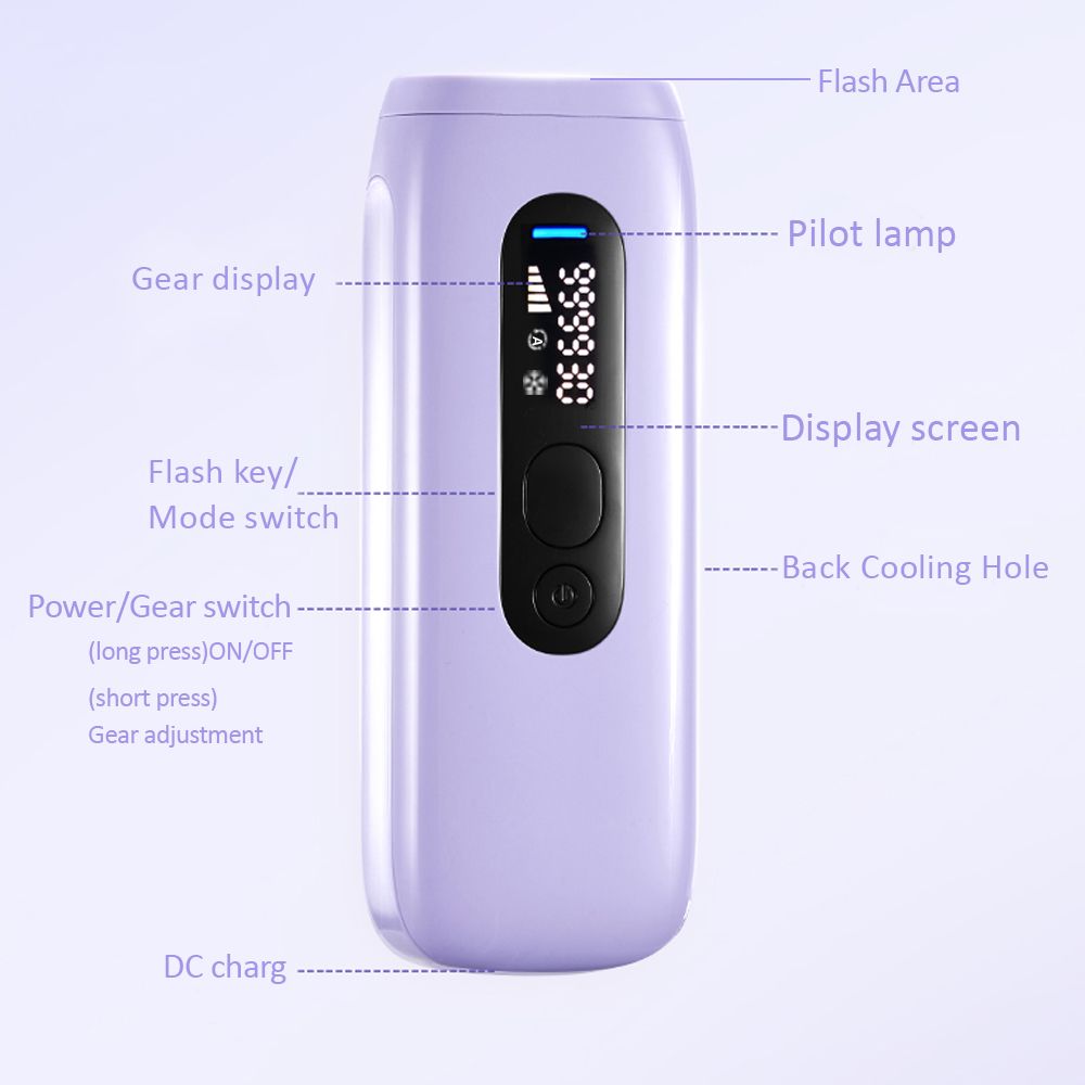 Laser Hair Removal for Women Permanent with Painless Ice Cooling IPL Laser Hair Removal Machine with Shaver, Goggles Permanent Hair Removal Device Flashes 999,999 for Body and Face for Home Use