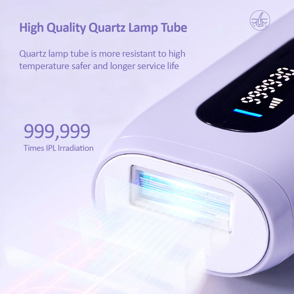 Laser Hair Removal for Women Permanent with Painless Ice Cooling IPL Laser Hair Removal Machine with Shaver, Goggles Permanent Hair Removal Device Flashes 999,999 for Body and Face for Home Use