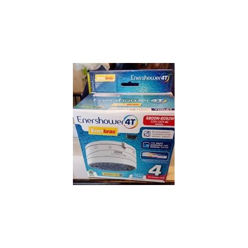 Enerbras Automatic Electric Instant Hot Water Shower Head Heater Enershower (4T)