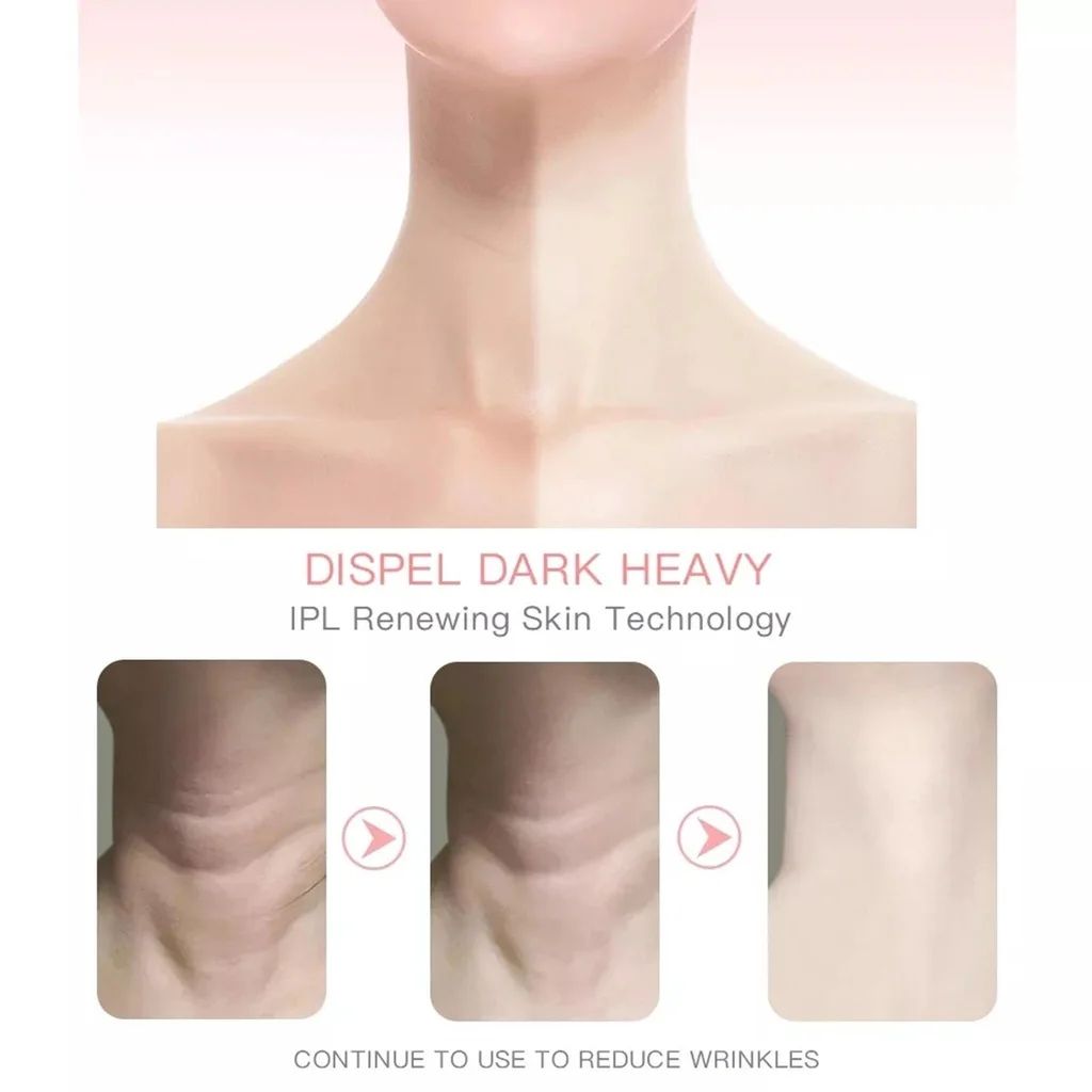 Neck Face Firming Wrinkle Removal Tool Beauty Device LED Photon Therapy Chin Reducer Vibration Facial Massager Skin Tightening