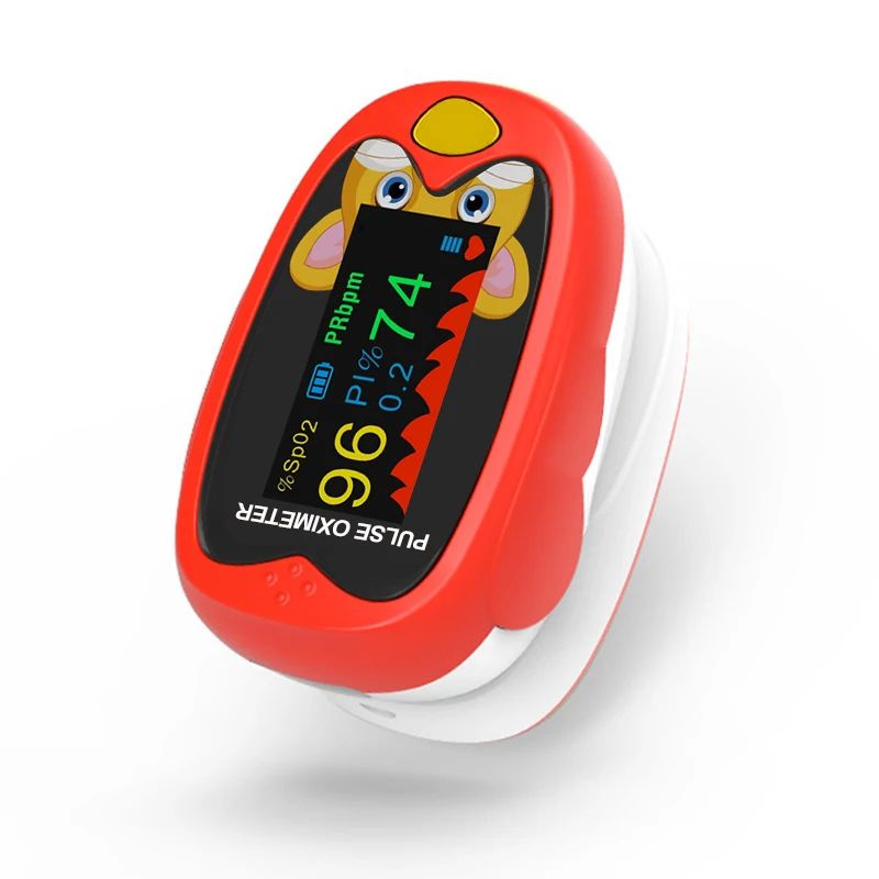 USB Finger Blood Oxygen Monitor for Children Pulse Oximeter OLED Digital Oximetro Home Medical